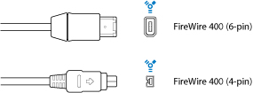 FireWire 400 Connector Diagrams