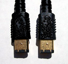 Gold-Plated Firewire 6-pin to 6-pin Cable - 10M/33ft